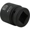 Dynamic 1" Drive Standard Socket, Black Phosphate, Tools 1-7/16" X 1" Drive, 6 Point Standard Length D025346 - alternate 3